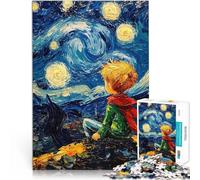 Rompecabezas de 1000 Piezas para Adultos El Principito Noche Estrellada Alivio del estrés Cada Pieza es única: un desafiante y Divertido Juego Familiar 38x26cm
