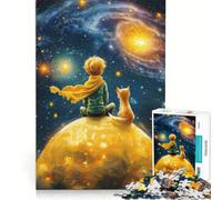 Rompecabezas de 1000 Piezas para Adultos El Principito y el Zorro Juego de ingenio dificultad Alta para Fortalecer el Amor en Pareja 38x26cm