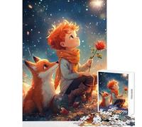 Rompecabezas de 1000 Piezas para Adultos El Principito y el Zorro Juguetes de decoración del hogar Gran Regalo para Juegos Juegos de relajación Mejorar el Amor Entre Parejas Tamaño 50x75cm