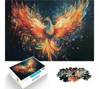 Rompecabezas de 1000 Piezas para Adultos El resurgir del fénix Entrena tu Cerebro y Tus Manos Regalos de cumpleaños, Regalos, Arte Mural 38x26cm