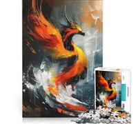 Rompecabezas de 1000 Piezas para Adultos El resurgir del fénix Juguetes para armar ensamblaje de Patrones colección de Artistas Bellas Artes 38x26cm