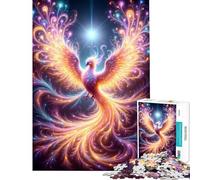 Rompecabezas de 1000 Piezas para Adultos El Resurgir del Fénix un Juego Interactivo para Decorar la Pared y un desafío Educativo (tamaño 38x26cm)