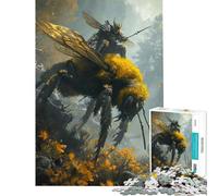 Rompecabezas de 1000 Piezas para Adultos El Rey de Las Abejas Juegos relajantes Juguetes educativos y de Aprendizaje Un Gran Regalo para Mujeres (tamaño 38x52cm)