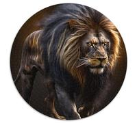 Rompecabezas de 1000 piezas para adultos: El rey de los leones de la pradera. Rompecabezas imposible para adultos. Decoración del hogar DIY. Juego de ingenio para adolescentes (tamaño 67,5 x 67,5 cm).