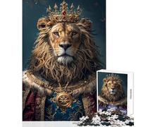 Rompecabezas de 1000 Piezas para Adultos El Rey León Rompecabezas de 1000 Piezas Juegos educativos Regalos de Amigo Invisible Vacaciones en casa Matar el Tiempo (38x52cm)