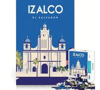 Rompecabezas de 1000 Piezas para Adultos,El Salvador,Arte de Corte preciso,Desafío Inteligente,Juego Divertido para el Tiempo Libre,Decoración navideña para la Pared (38x52cm)
