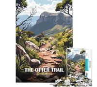 Rompecabezas de 1000 Piezas para Adultos El Sendero de la Nutria Paisaje de Sudáfrica Juguete Intelectual Educativo Divertido y con Humor Regalos de Amigo Invisible (tamaño 50x75cm)