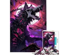 Rompecabezas de 1000 Piezas para Adultos El Señor de los Lobos Rompecabezas para Adultos Juegos relajantes Decoración Interacción Entre Padres e Hijos (Tamaño 38x26cm)