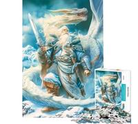 Rompecabezas de 1000 Piezas para Adultos El Señor Dragón de Invierno un desafío Educativo de dificultad Alta y Baja Juegos relajantes Apto para Mayores de 14 años (38x26cm)