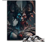 Rompecabezas de 1000 Piezas para Adultos: El Señor Oscuro, Juego Interactivo Familiar, navideño, Juego de Actividades para Toda la Familia (tamaño: 26x38cm)