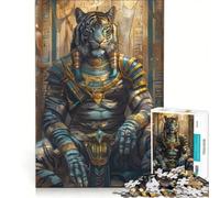 Rompecabezas de 1000 Piezas para Adultos El Señor Tigre en el Reino de los Gatos Juego Educativo difícil y desafiante colección de Artistas Bellas Artes 50x75cm