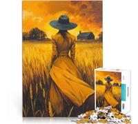 Rompecabezas de 1000 Piezas para Adultos El soñador de los Campos Juguetes de Juego para Regalo Familiar Mejorar el Amor Entre Parejas 52x38cm