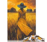 Rompecabezas de 1000 Piezas para Adultos: El Soñador de los Campos. Rompecabezas Cuadrado para Adultos y Adolescentes. Rompecabezas de Papel para decoración del hogar. 38 x 26 cm / 1000 Piezas.