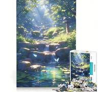 Rompecabezas de 1000 Piezas para Adultos El susurro del Bosque, Juego Imposible, Actividades Divertidas para Hacer en casa, Ideal para Decorar el Escritorio 50x75cm