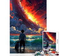 Rompecabezas de 1000 Piezas para Adultos El último Atardecer decoración del hogar Juguetes Regalos de cumpleaños Juegos relajantes descompresión Intelectual tamaño 50x75cm