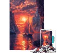 Rompecabezas de 1000 Piezas para Adultos El último Barco Diversión en casa desafío difícil Juguetes de decoración para el hogar para Mayores de 14 años (38x26cm)