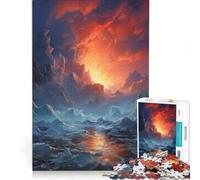 Rompecabezas de 1000 Piezas para Adultos El último Iceberg decoración de Pared Juguete para la interacción Entre Padres e Hijos 38x52cm