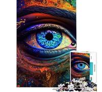 Rompecabezas de 1000 Piezas para Adultos El Viaje del Tercer Ojo Rompecabezas para Adultos Juegos relajantes Decoración Interacción Entre Padres e Hijos (Tamaño 38x26cm)