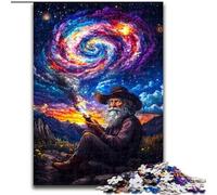 Rompecabezas de 1000 Piezas para Adultos, El Viejo del Universo, Ayuda a ejercitar el Cerebro, Juguetes adictivos para Cultivar la Paciencia, colección de Artistas, Bellas Artes, 50x75cm