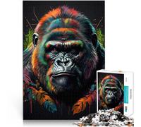 Rompecabezas de 1000 Piezas para Adultos El Viejo Gorila Juegos educativos Decoración del hogar Regalos de cumpleaños, Regalos, Arte Mural 52x38cm