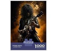 Rompecabezas De 1000 Piezas para Adultos Electric Guitar Performance Rompecabezas para Adultos Juguetes Antiestrés Carrera De Velocidad Manual Interacción Entre Padres E Hijos 52x38cm/1000pcs