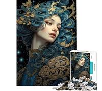 Rompecabezas de 1000 Piezas para Adultos Elegancia mística a la luz de la Luna Rompecabezas para Adultos Juegos relajantes Vacaciones en casa Tiempo Libre un Reto para completar (tamaño 50x75cm)