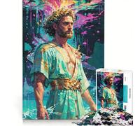 Rompecabezas de 1000 Piezas para Adultos Elegancia Olímpica ︰ El Tranquilo reinado de Poseidón Juego Interactivo Mejora la Memoria colección de Artistas Bellas Artes 50x75cm