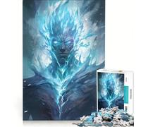 Rompecabezas de 1000 Piezas para Adultos: Elemental de Hielo Masculino, Juego Educativo, Entrena tu Cerebro y Tus Manos, Mejora el Amor Entre Parejas 38x52cm