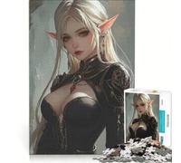 Rompecabezas de 1000 Piezas para Adultos: Elfo de Sangre, Vampiro, Ghoul Juguetes para armar, Actividades Divertidas en casa, Toda la Familia 38x26cm