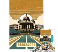 Rompecabezas de 1000 Piezas para Adultos en Bangalore Juegos relajantes para un Juego Educativo Desafío de Juego Juguete Regalos de Amigo Invisible Análisis y lógica (tamaño 38x26cm)