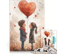 Rompecabezas de 1000 Piezas para Adultos: Enamórate de San Valentín, Juego práctico, Mejora la Memoria, Toda la Familia 38x52cm