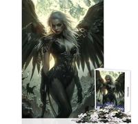 Rompecabezas de 1000 Piezas para Adultos Encantador Juguete de súcubo decoración de Pared Regalos para Mujeres y Hombres Juegos relajantes colección de Artistas Bellas Artes tamaño 50x75cm