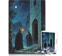 Rompecabezas de 1000 Piezas para Adultos Encuentro Misterioso en la Noche Un desafío difícil Ideas de Regalo para Mayores de 14 años Juego de Rompecabezas Disponible (tamaño 50x75cm)