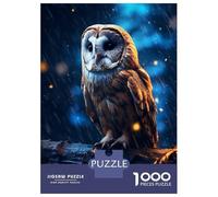 Rompecabezas De 1000 Piezas para Adultos Epic Rainy Barn Owl Rompecabezas para Adultos Juegos Divertidos Análisis Y Lógica Regalos para Amigos Y Familiares 52x38cm/1000pcs