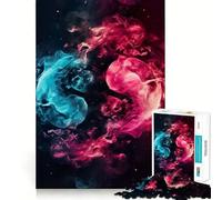 Rompecabezas de 1000 Piezas para Adultos Equilibrio del Yin y el Yang Arte de Corte preciso Juego de ingenio Diversión para el Tiempo Libre Regalo Ideal para cumpleaños (38x26cm)