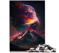Rompecabezas de 1000 piezas para adultos Erupción Inferno Juguetes educativos de aprendizaje 50x70cm Regalos para Amigos y Familia para 14 años y más