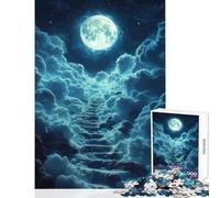 Rompecabezas de 1000 Piezas para Adultos Escalera a la Luna Juguete Educativo Regalo para cumpleaños Juegos relajantes colección de Artistas Bellas Artes tamaño 50x75cm