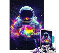 Rompecabezas de 1000 Piezas para Adultos Espacio Galaxia - Mundo del Viajero Cósmico Rompecabezas de 1000 Piezas antiestrés Que Mejora la Memoria cumpleaños y Navidad (38x52cm)