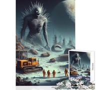 Rompecabezas de 1000 Piezas para Adultos Espacio Prohibido Juegos educativos decoración de Pared Juguete decoración de Pared Juego desafiante Regalos (52x38cm)