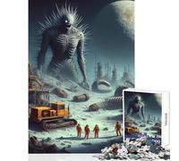 Rompecabezas de 1000 Piezas para Adultos Espacio Prohibido Juegos Familiares Obra de Arte Juguete Decoración de Pared Colección de Artistas Bellas Artes (50x75cm)