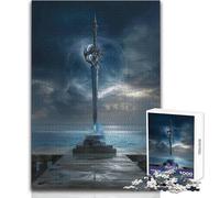 Rompecabezas de 1000 Piezas para Adultos, Espada mística, Divertido, Tranquilo, para Pasar el Tiempo Libre, Ajuste preciso, Juguete de Juego, tamaño 38x26cm