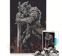 Rompecabezas de 1000 Piezas para Adultos: Espadas del Diablo, Juego práctico, Actividades Divertidas para Hacer en casa, Juego con un diseño Precioso 50x75cm