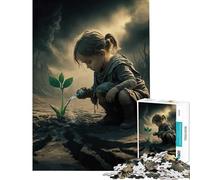 Rompecabezas de 1000 Piezas para Adultos Esperanza en un Mundo desolado Juguete Educativo de 1000 Piezas Regalo de cumpleaños Diversión Familiar y Noche de Juegos (38x26cm)