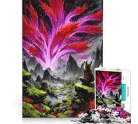 Rompecabezas de 1000 Piezas para Adultos Espíritu de Zorro contemplando una explosión de energía Juguetes antiestrés Un Reto difícil Colección de Artistas Bellas Artes 38x26cm