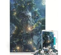 Rompecabezas de 1000 Piezas para Adultos: Espíritu del Árbol Antiguo, Juguete Educativo, difícil y desafiante, Ideal para añadir a la Lista de Deseos con Papá Noel 50x75cm