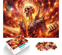 Rompecabezas de 1000 Piezas para Adultos Esqueleto del Infierno Competición de Velocidad de Manos Regalo de cumpleaños 75x50cm
