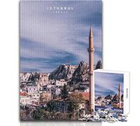 Rompecabezas de 1000 Piezas para Adultos, Estambul, Juegos Familiares, Actividades Divertidas, Regalo, tamaño 38x26cm