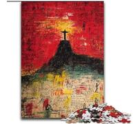 Rompecabezas de 1000 Piezas para Adultos, estatuas cristianas, Juguete Educativo Intelectual y Relajante, Ideal para Regalar a Toda la Familia tamaño 26x38cm