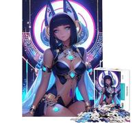 Rompecabezas de 1000 Piezas para Adultos Estilo Anime Cyberpunk Ideal para ejercitar la Mente Juguetes adictivos Juegos relajantes Actividades Familiares y un Regalo Divertido (tamaño 50x75cm)