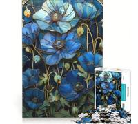 Rompecabezas de 1000 Piezas para Adultos Estilo Art Nouveau con diseño de Flor Dorada Ideal para Jugar en Familia es Divertido y Tiene un Toque de Humor cumpleaños